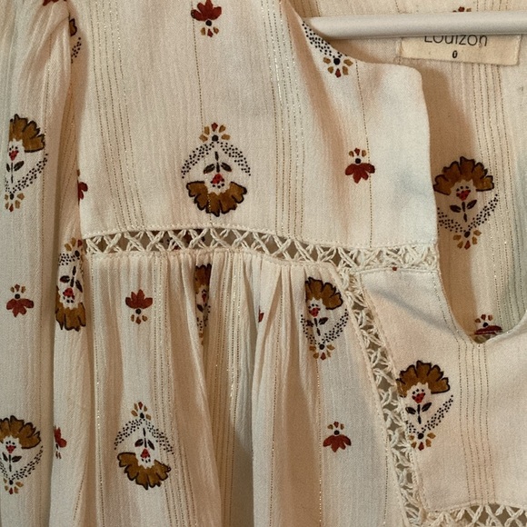 Louizon beige pattern blouse - Picture 2 of 6